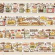 画像3: 切売り有☆Meatball/ベーカリー（bakery cafe）特殊印刷・剥離紙　*42 (3)