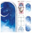 画像1: 切売り有☆新七天/PETテープ/星空の窓（星空之窗）※5m (1)