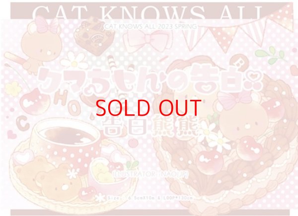 画像1: 切売り有☆Cat knows all/PET/クマちゃんの告白(告白熊熊) (1)